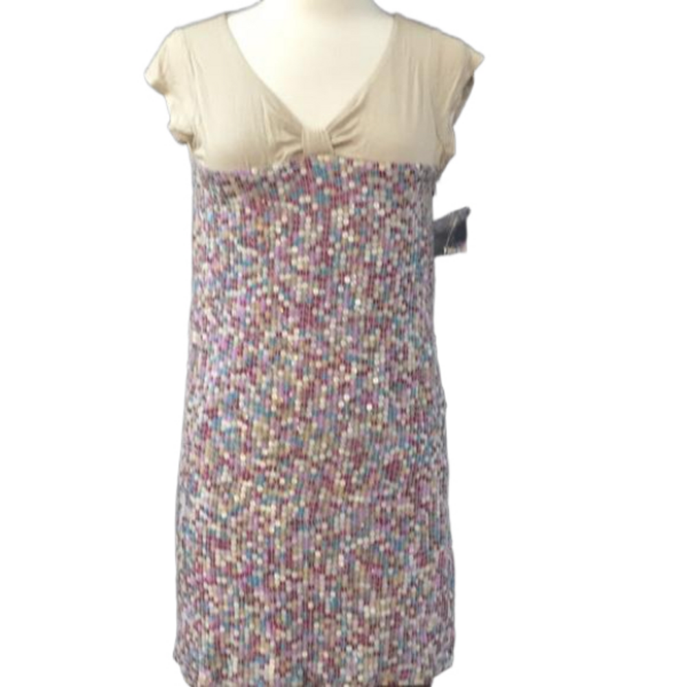NWT Wink Silk and Sequin Dress Size S